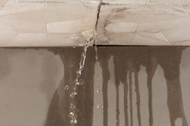 Professional Sewage Cleanup technician working in Charlestown, RI